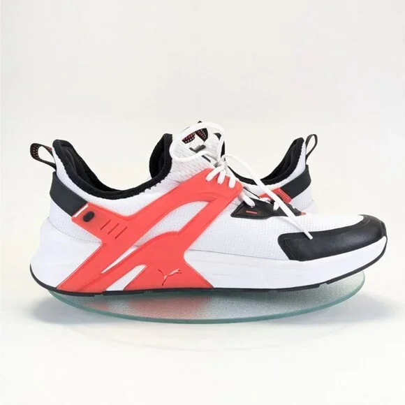 PUMA MMS Pacer Future Mens 11.5 White Black Red Athletic Sneakers - Picture 4 of 9